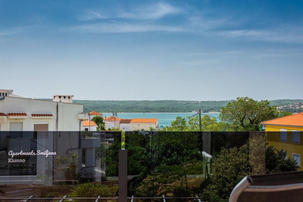 Smiljana Apartments Klimno Dış mekan fotoğraf