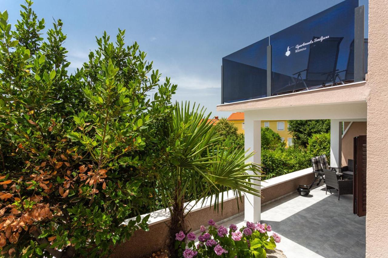 Smiljana Apartments Klimno Dış mekan fotoğraf